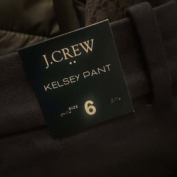J. Crew Blue Ankle Cropped Pants NWT Size 6 - Picture 6 of 6